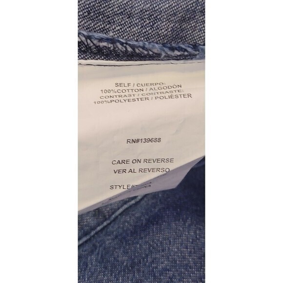 TAYLOR & SAGE Women's Long Sleeve Button Down Denim Shirt‎ Dres  Size XS - Picture 10 of 10